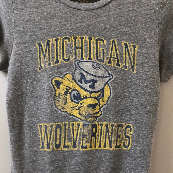 Retro Brand- universe of Michigan gray tee - Picture 5 of 5